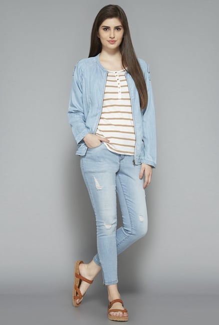 LOV by Westside Blue Slim Fit Jeans LOV by Westside Blue Slim Fit Jeans