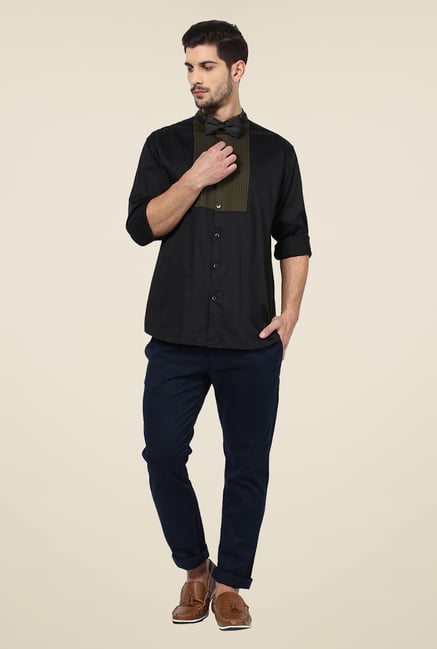 Yepme Black Adler Party Shirt Yepme Black Adler Party Shirt