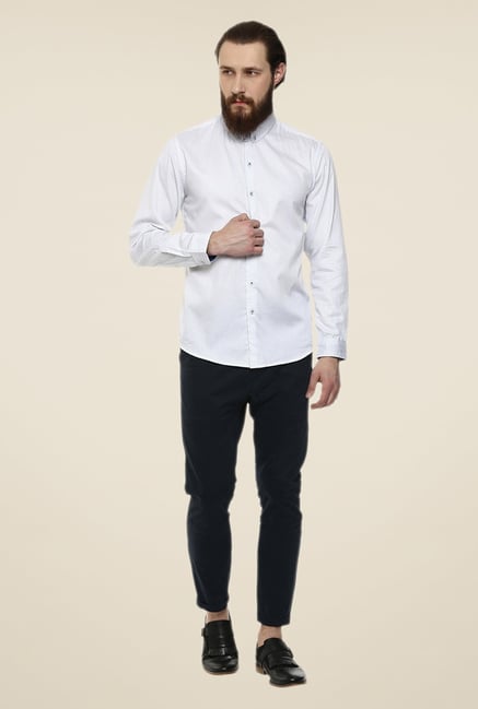 Yepme White Luke Printed Party Shirt Yepme White Luke Printed Party Shirt