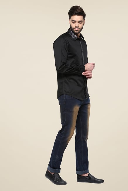 Yepme Black Asher Party Shirt Yepme Black Asher Party Shirt
