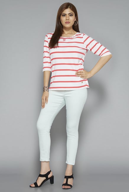 Gia by Westside Green Solid Jeggings Gia by Westside Green Solid Jeggings