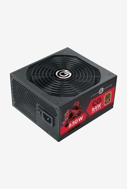 Circle CG Raw Power 650W Modular 80 Plus Bronze SMPS (Black) Circle CG Raw Power 650W Modular 80 Plus Bronze SMPS (Black)