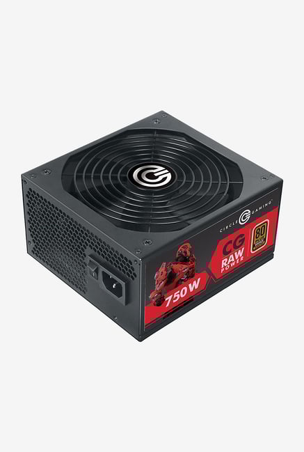Circle CG Raw Power 750W Modular 80 Plus Bronze SMPS (Black) Circle CG Raw Power 750W Modular 80 Plus Bronze SMPS (Black)
