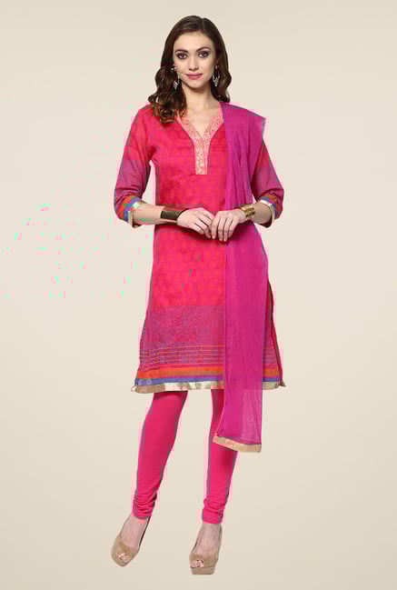 Yepme Fuchsia Aoumli Salwar Suit Set Yepme Fuchsia Aoumli Salwar Suit Set