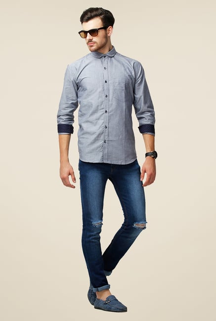 Yepme Grey Brokovich Premium Shirt Yepme Grey Brokovich Premium Shirt