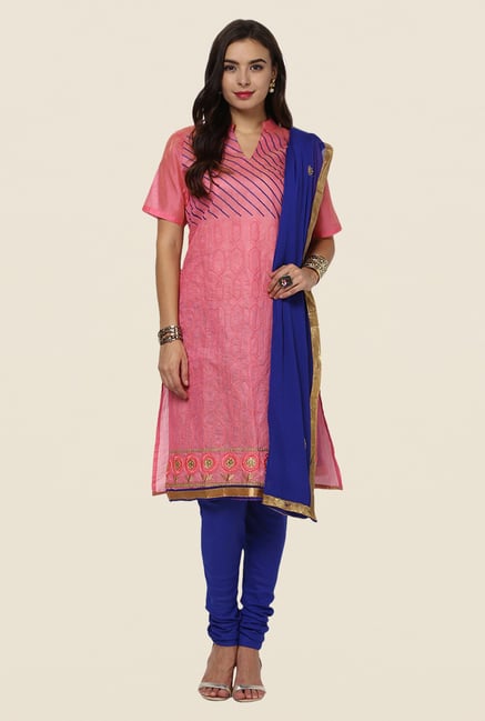Yepme Pink Alekto Salwar Suit Set Yepme Pink Alekto Salwar Suit Set
