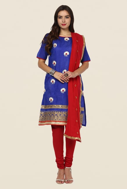 Yepme Blue Alekto Salwar Suit Set Yepme Blue Alekto Salwar Suit Set