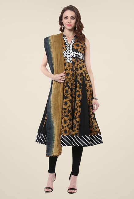 Yepme Yellow Anarkali Salwar Suit Set Yepme Yellow Anarkali Salwar Suit Set