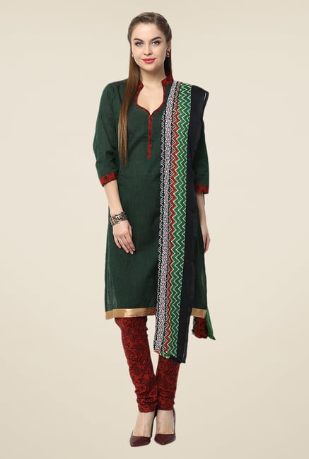 Yepme Green Terri Salwar Suit Set Yepme Green Terri Salwar Suit Set