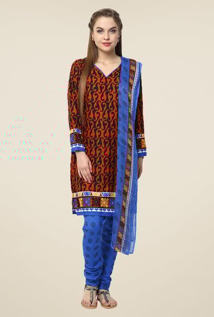 Yepme Orange Densy Salwar Suit Set Yepme Orange Densy Salwar Suit Set