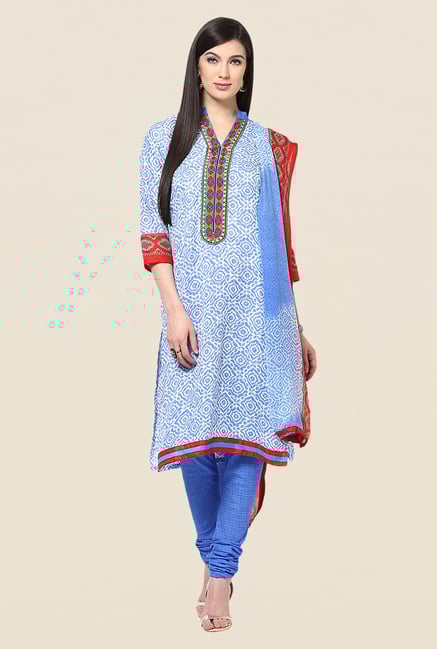Yepme Blue Jezebell Salwar Kameez Set Yepme Blue Jezebell Salwar Kameez Set