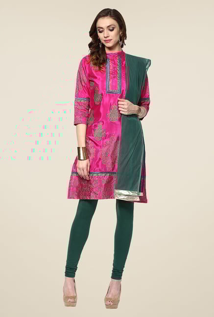 Yepme Fuchsia Renisa Salwar Kameez Set Yepme Fuchsia Renisa Salwar Kameez Set