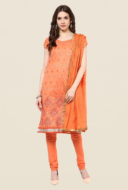 Yepme Peach Alekto Salwar Kameez Set Yepme Peach Alekto Salwar Kameez Set