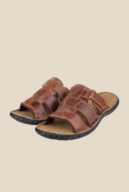 Red Tape Brown Slide Sandals Red Tape Brown Slide Sandals