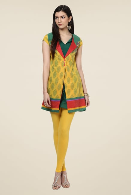 Yepme Reveri Yellow Salwar Suit Set Yepme Reveri Yellow Salwar Suit Set
