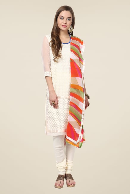 Yepme Off-white Routh Salwar Kameez Set Yepme Off-white Routh Salwar Kameez Set