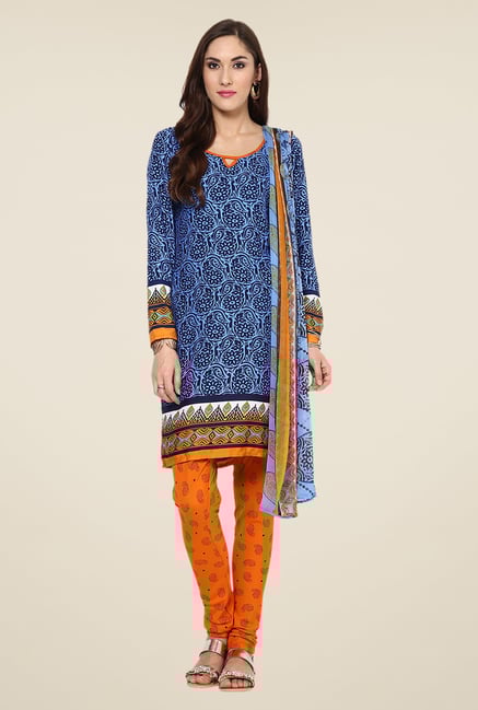 Yepme Blue Densy Salwar Suit Set Yepme Blue Densy Salwar Suit Set