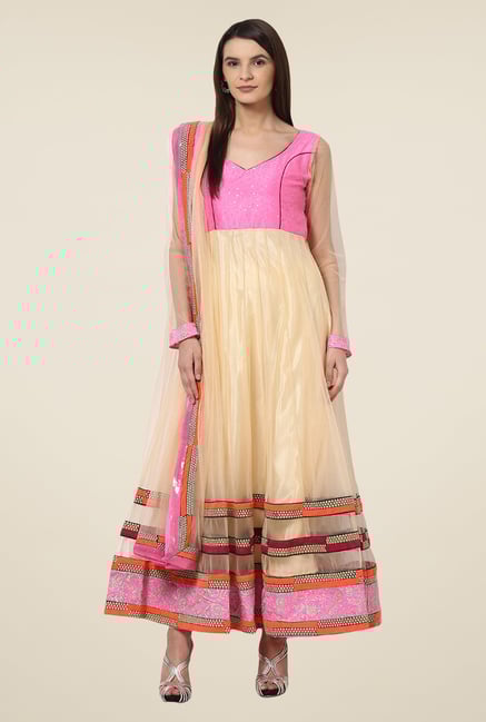 Yepme Pink Zenomi Salwar Suit Set Yepme Pink Zenomi Salwar Suit Set