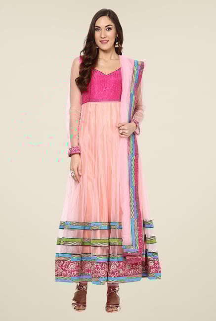 Yepme Dark Pink Zenomi Salwar Suit Set Yepme Dark Pink Zenomi Salwar Suit Set