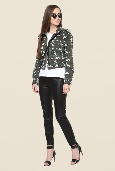 Yepme Green Derby Full-sleeved Jacket Yepme Green Derby Full-sleeved Jacket