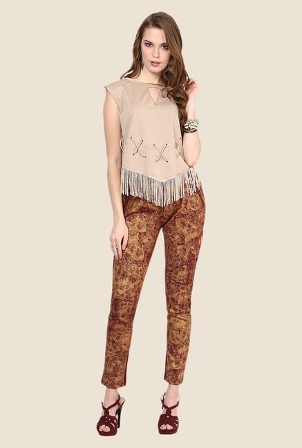Yepme Electra Maroon Party Jeggings Yepme Electra Maroon Party Jeggings