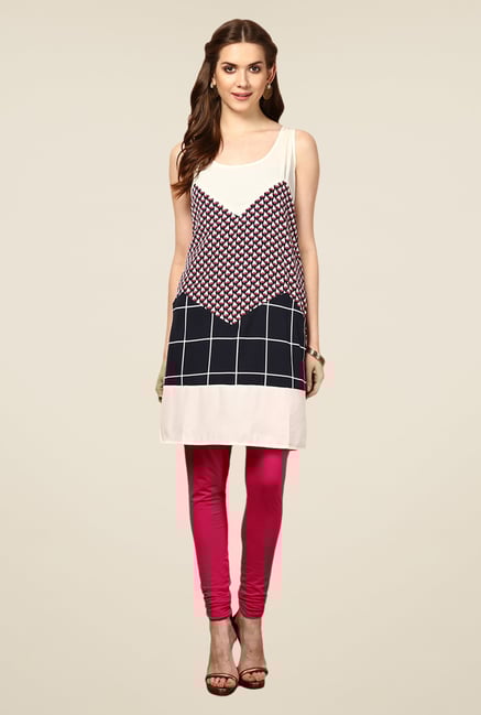 Yepme Multicolor Clarice Printed Cotton Tunic Yepme Multicolor Clarice Printed Cotton Tunic
