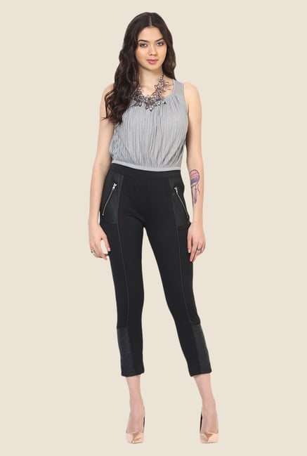 Yepme Nicola Black Party Jeggings Yepme Nicola Black Party Jeggings