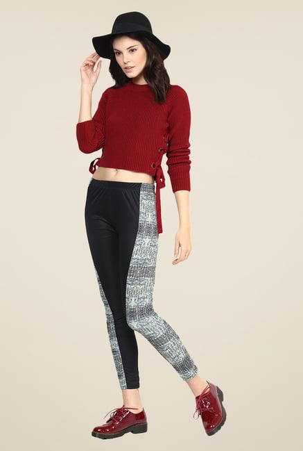 Yepme Jackui Multicolor Party Leggings Yepme Jackui Multicolor Party Leggings