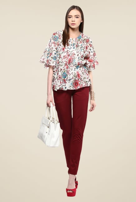 Yepme Multicolor Ashling Kimono Top Yepme Multicolor Ashling Kimono Top