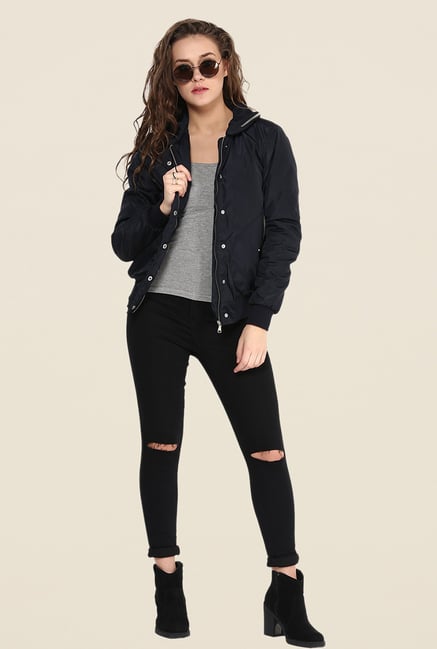 Yepme Navy Sandra Party Jacket Yepme Navy Sandra Party Jacket