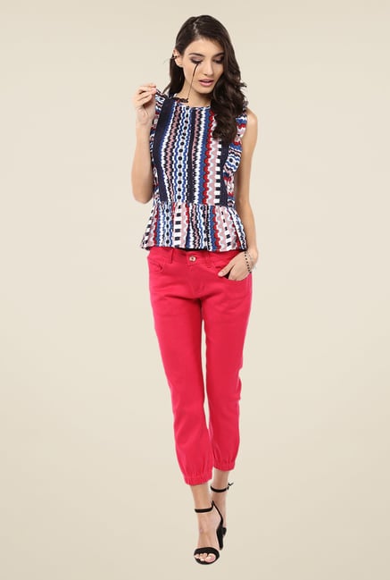 Yepme Multicolor Tabetha Ruffle Top Yepme Multicolor Tabetha Ruffle Top