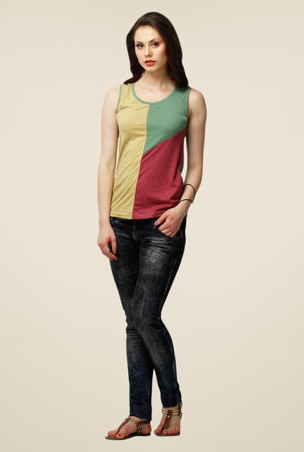 Yepme Multicolor Cotton Adelina Top Yepme Multicolor Cotton Adelina Top
