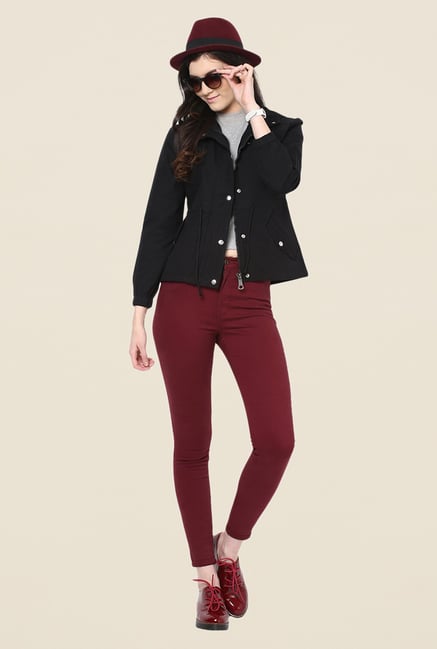 Yepme Black Ellie Full-sleeved Jacket Yepme Black Ellie Full-sleeved Jacket