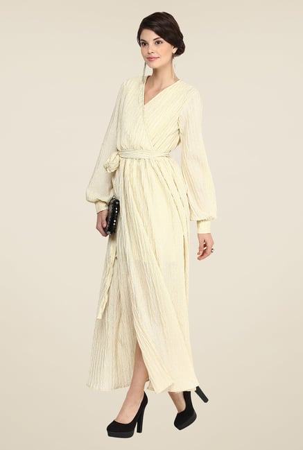 Yepme Wendy Cream Maxi Dress Yepme Wendy Cream Maxi Dress