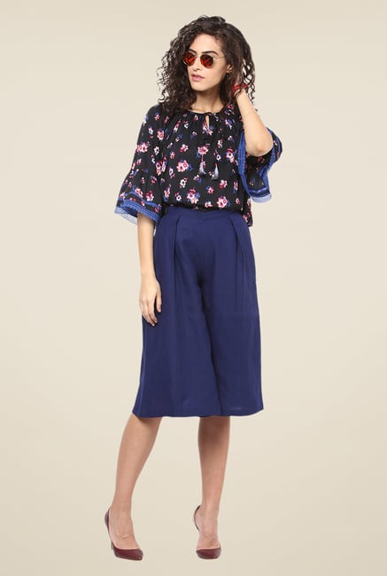 Yepme Black Peplum Style Top Yepme Black Peplum Style Top