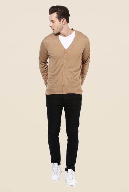 Yepme Brown Ryder Cardigan Yepme Brown Ryder Cardigan