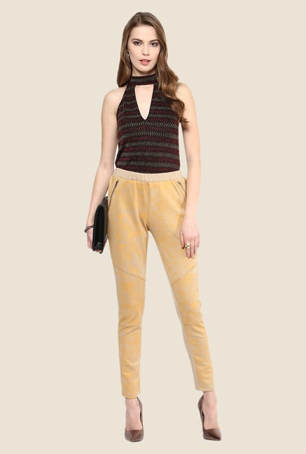 Yepme Electra Beige Party Jeggings Yepme Electra Beige Party Jeggings