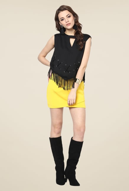 Yepme Black Sheryl Party Top Yepme Black Sheryl Party Top