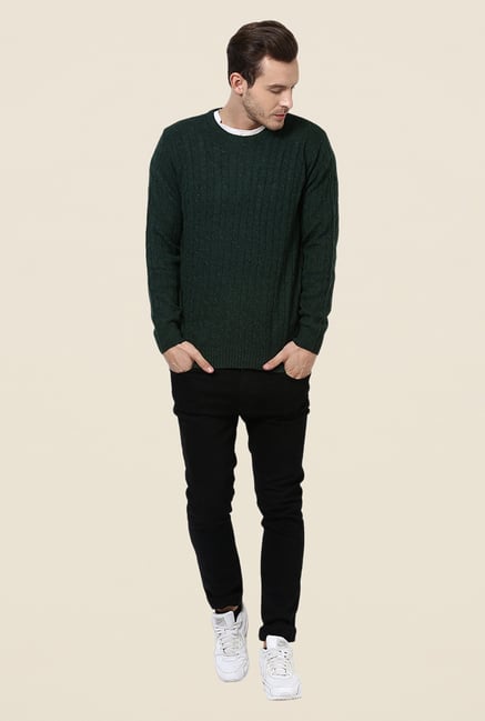 Yepme Green Kolten Sweater Yepme Green Kolten Sweater