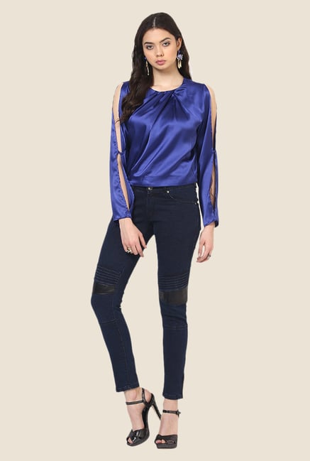 Yepme Blue Fiora Premium Denim Jeans Yepme Blue Fiora Premium Denim Jeans