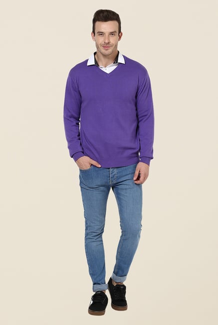Yepme Purple Braxton Sweater Yepme Purple Braxton Sweater