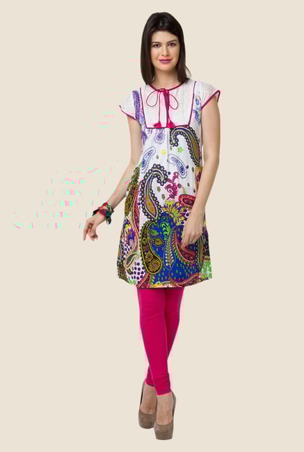 Yepme Evie Multicolor Paisley Print Kurti Yepme Evie Multicolor Paisley Print Kurti