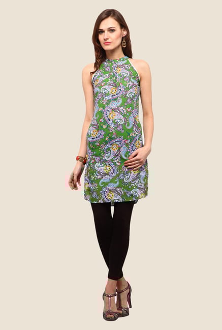Yepme Isbel Green Printed Kurti Yepme Isbel Green Printed Kurti