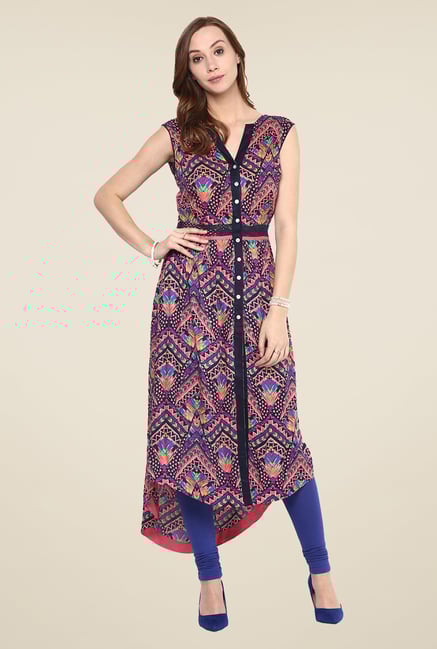 Yepme Multicolor Tribal Print Premium Sleeveless Kurti Yepme Multicolor Tribal Print Premium Sleeveless Kurti