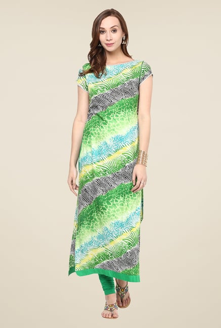 Yepme Green Printed Premium Kurti Yepme Green Printed Premium Kurti
