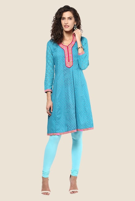 Yepme Blue Printed Kurti Yepme Blue Printed Kurti