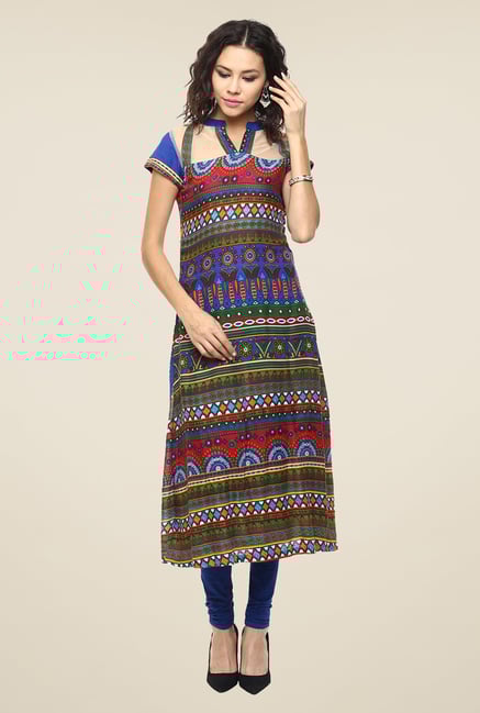 Yepme Multicolor Tribal Print Premium Kurti Yepme Multicolor Tribal Print Premium Kurti