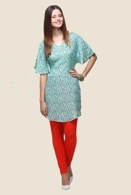 Yepme Lycya Green Printed Kurti Yepme Lycya Green Printed Kurti