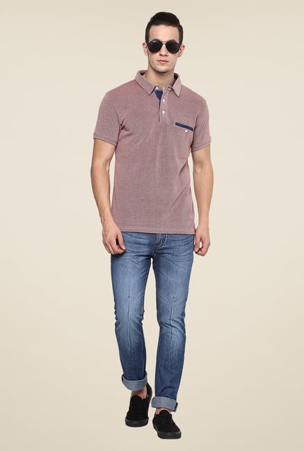 Yepme Mauve Polo T Shirt Yepme Mauve Polo T Shirt