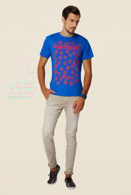 Yepme Blue Terror T Shirt Yepme Blue Terror T Shirt